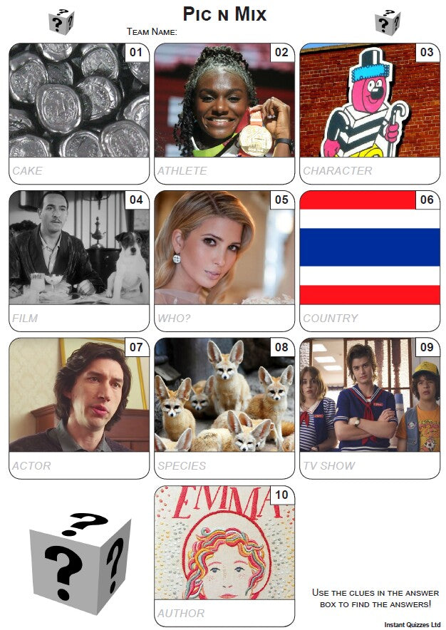 Pic 'n' Mix Mini Picture Quiz - Z3955