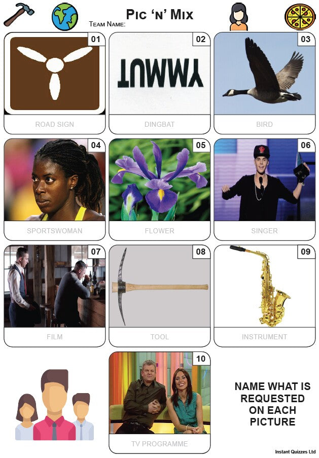 Pic 'n' Mix Mini Picture Quiz - Z3972