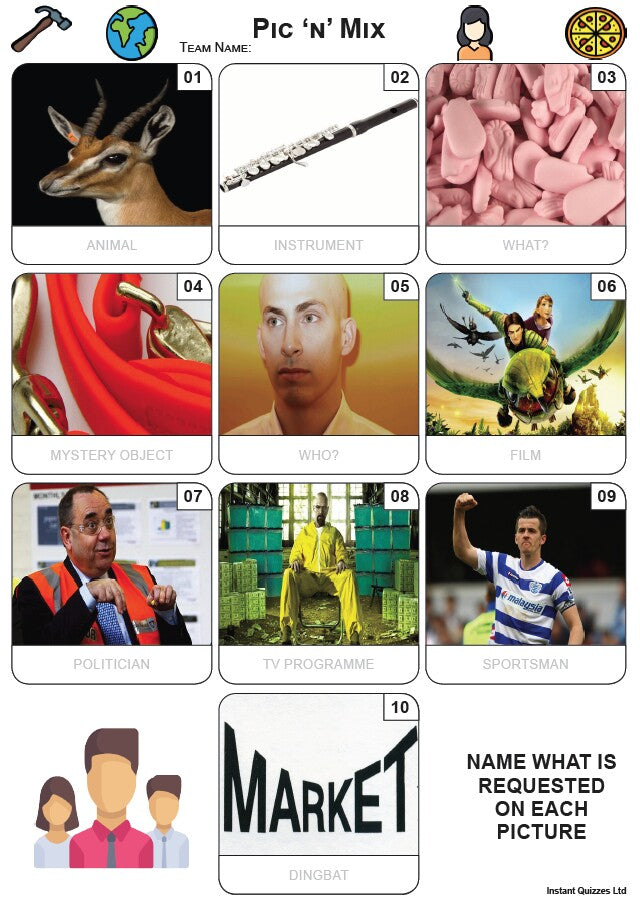 Pic 'n' Mix Mini Picture Quiz - Z3977