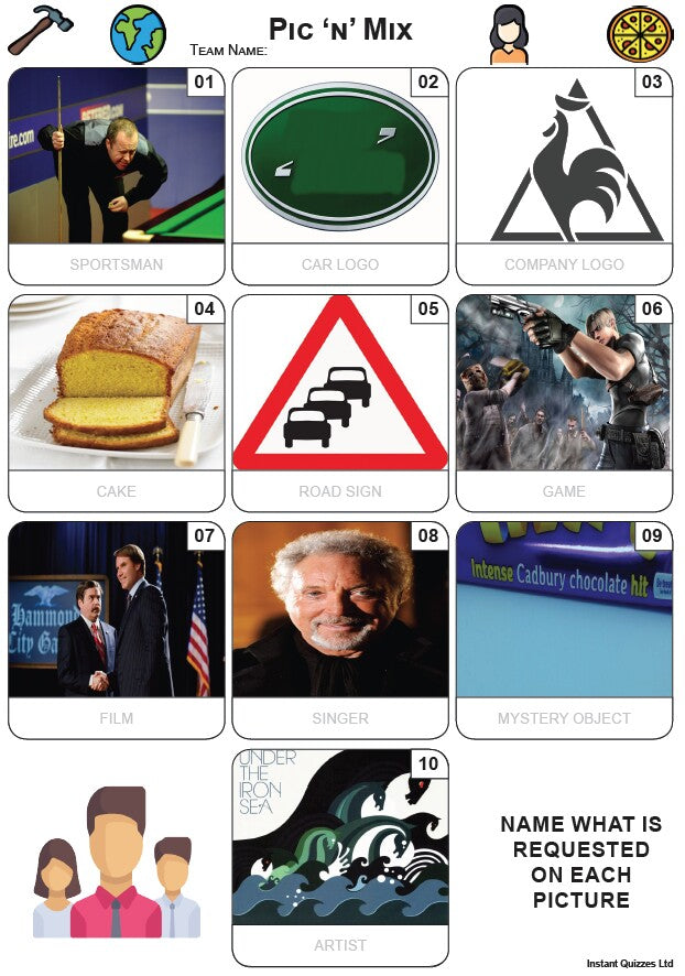 Pic 'n' Mix Mini Picture Quiz - Z3986