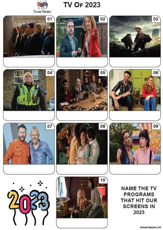 TV of 2023 - Mini Picture Quiz Z3997
