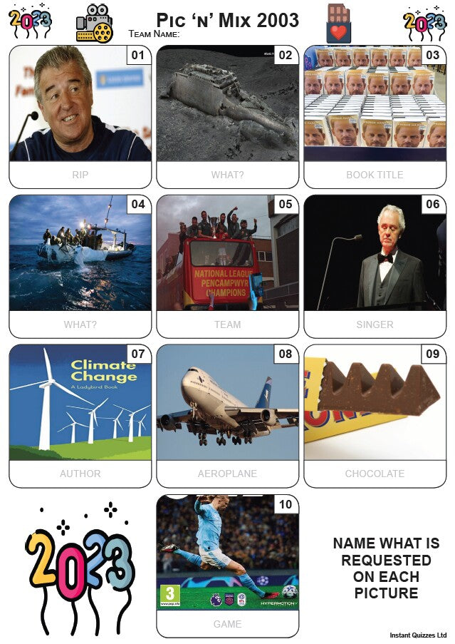 Pic 'n' Mix 2023 - Mini Picture Quiz Z4007