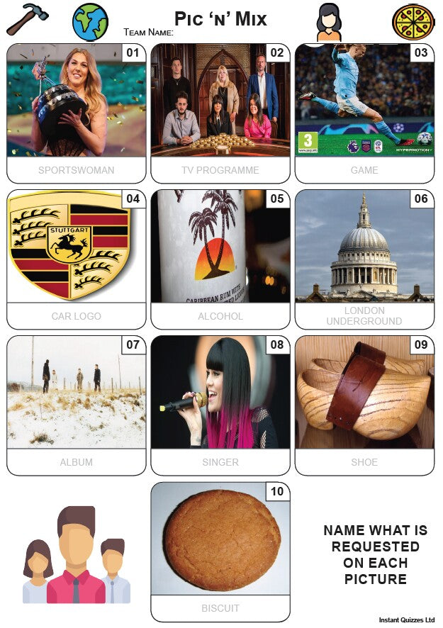 Pic 'n' Mix - Mini Picture Quiz Z4008