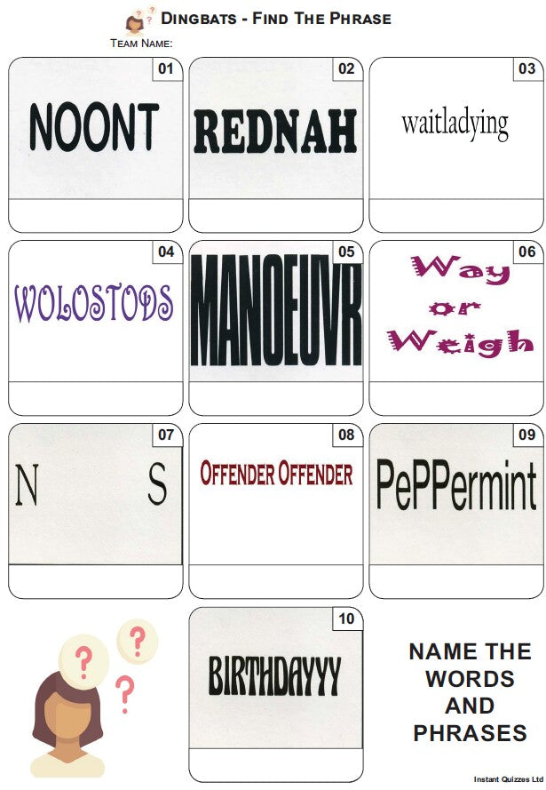 Easier Quiz Pack 3167