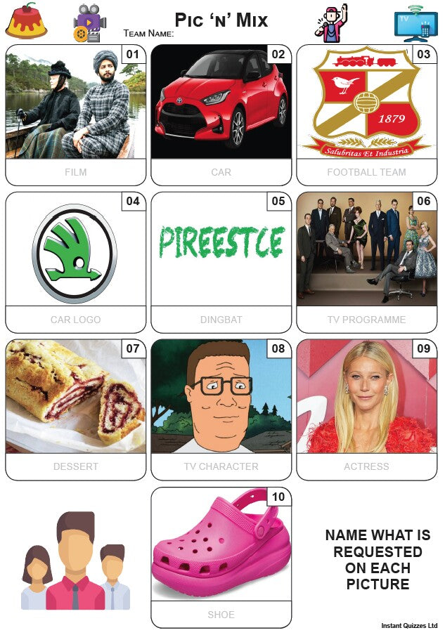 Easier Quiz Pack 3203