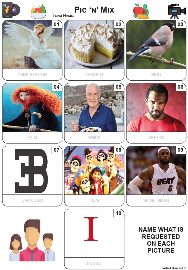 Pic 'n' Mix - Mini Picture Quiz Z4034