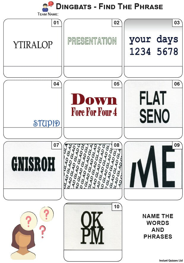 Quiz Pack 3216