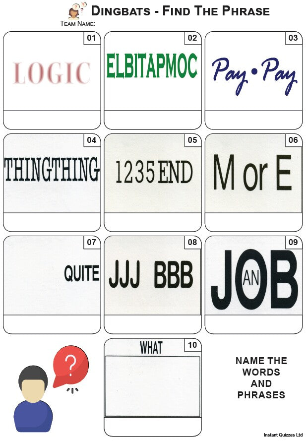 Easier Quiz Pack 3219