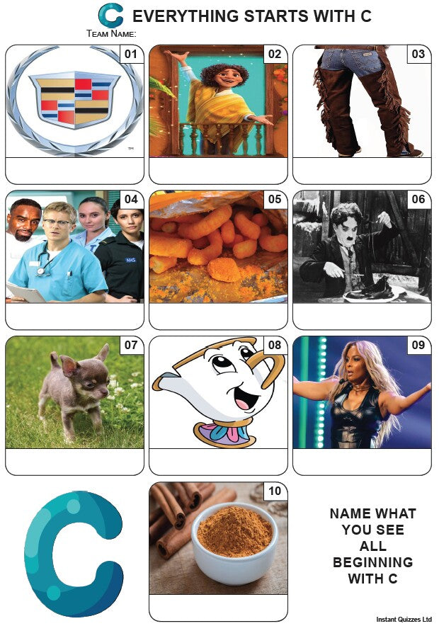 Easier Quiz Pack 3247