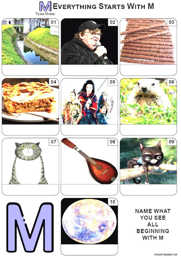Easier Quiz Pack 3299