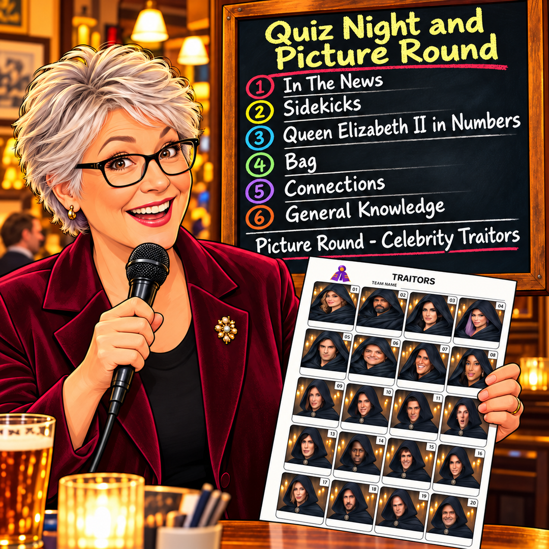 Quiz Night plus 20 Pictures - 16th October 2026
