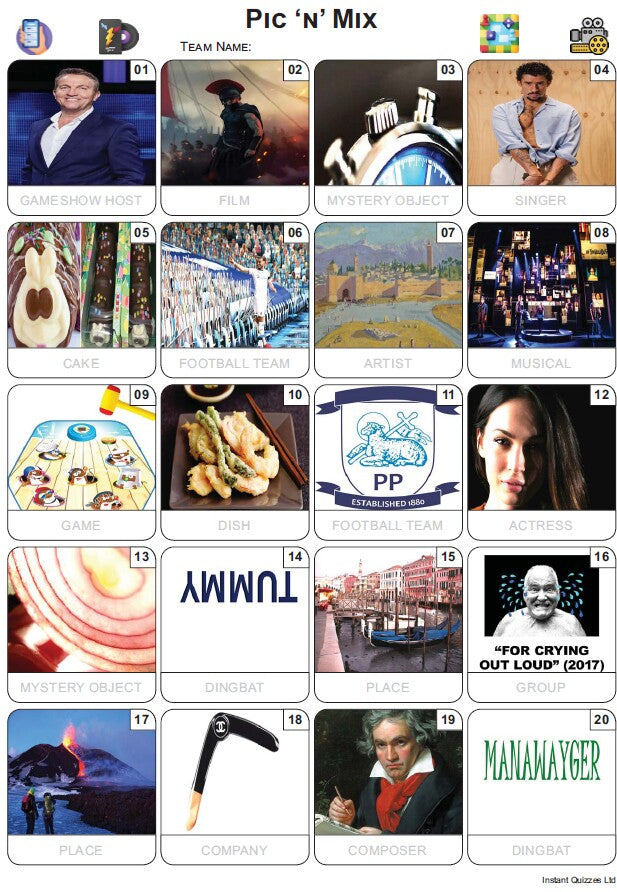 Pic 'n' Mix - Picture Quiz PR2636