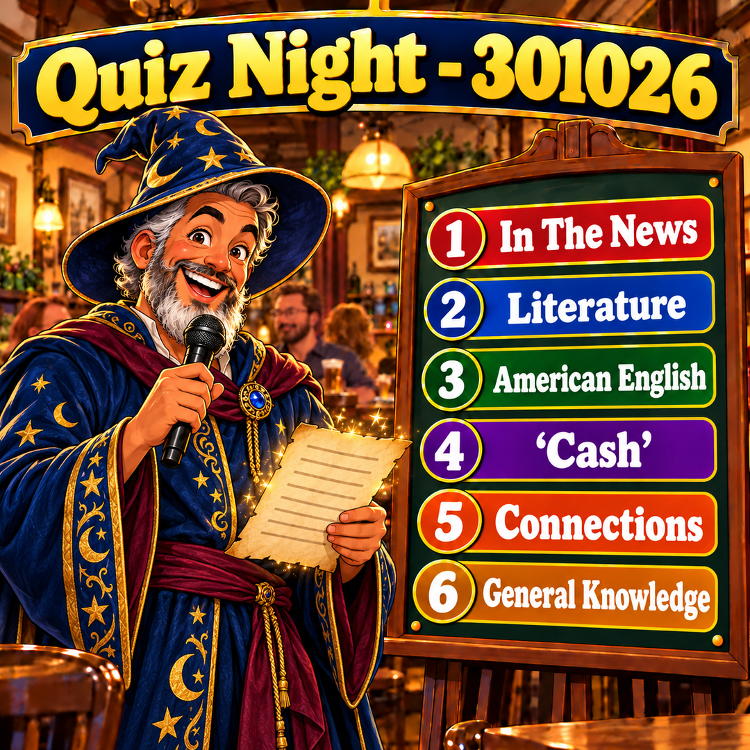 Quiz Night - 30th October 2026