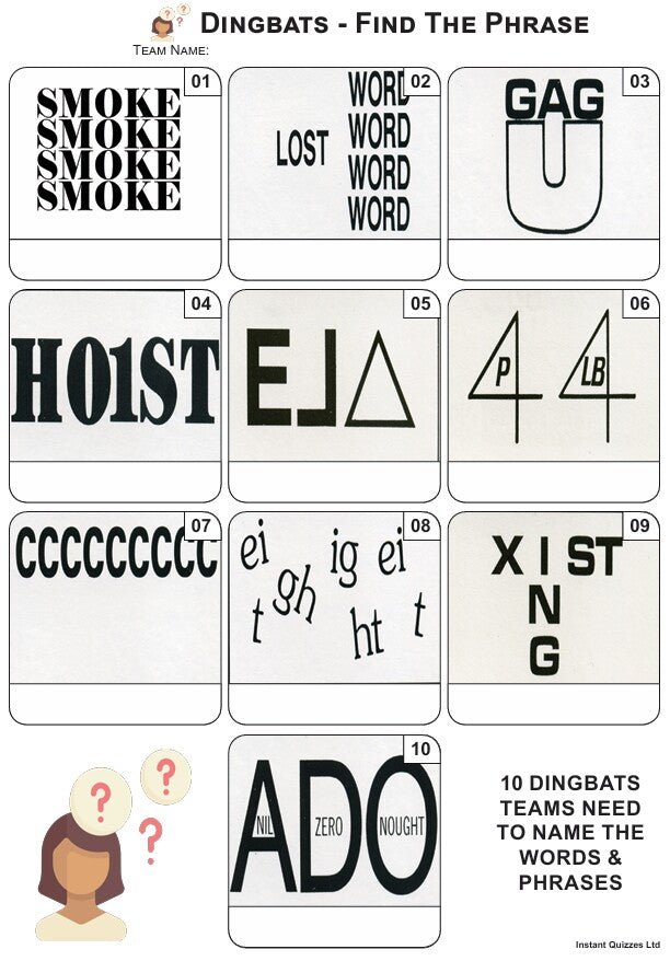 Easier Quiz Pack 3619 - Five rounds of Easier Mixed Bag/General Knowledge Questions and a 10 Picture Quiz.