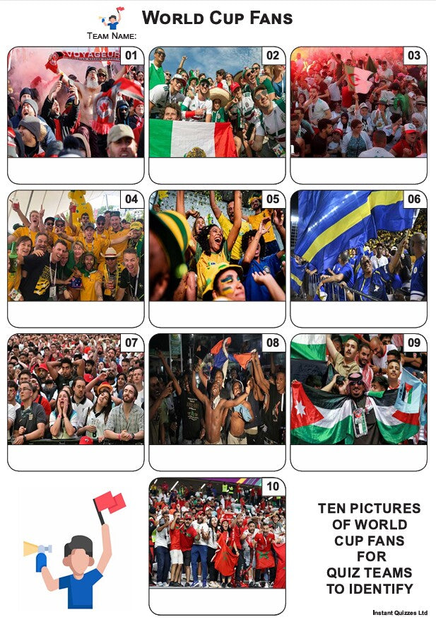 Quiz Pack 3628 - Five rounds and a 10 Picture Quiz.