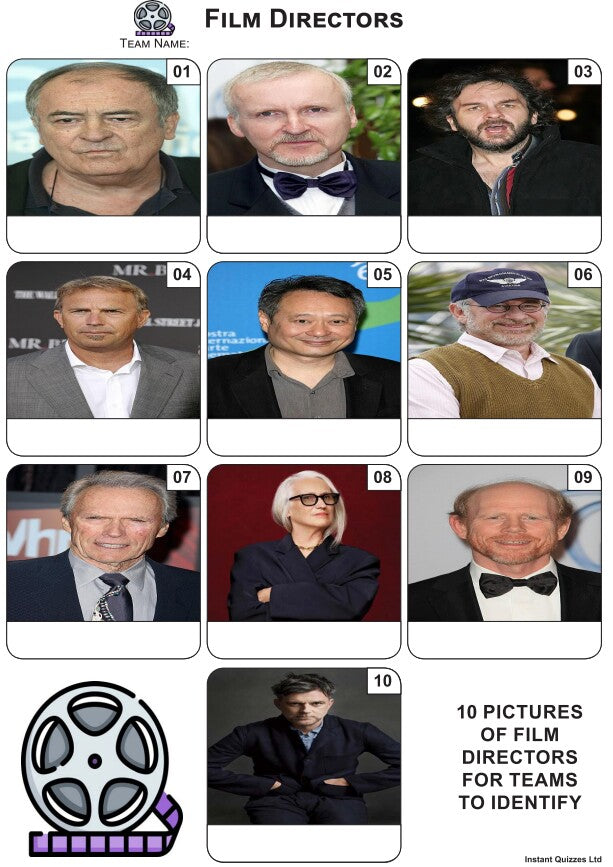 Quiz Pack 3648 - Five rounds and a 10 Picture Quiz.