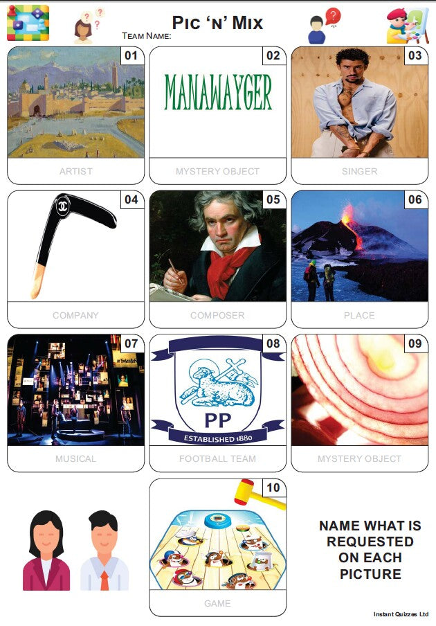 Pic 'n' Mix - Mini Picture Quiz Z4352