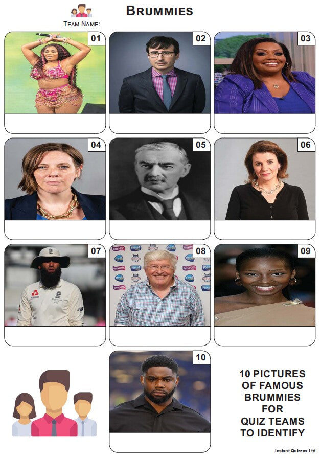 Easier Quiz Pack 3699 - Five rounds of Easier Mixed Bag/General Knowledge Questions and a 10 Picture Quiz.