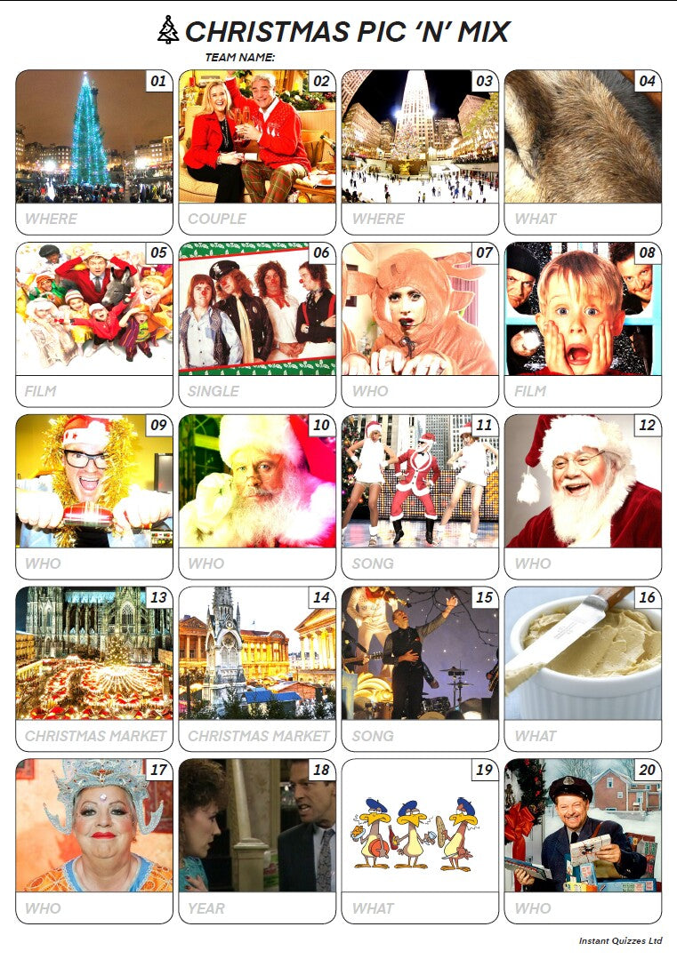 Christmas Quiz Pack 24 - The Big Quiz