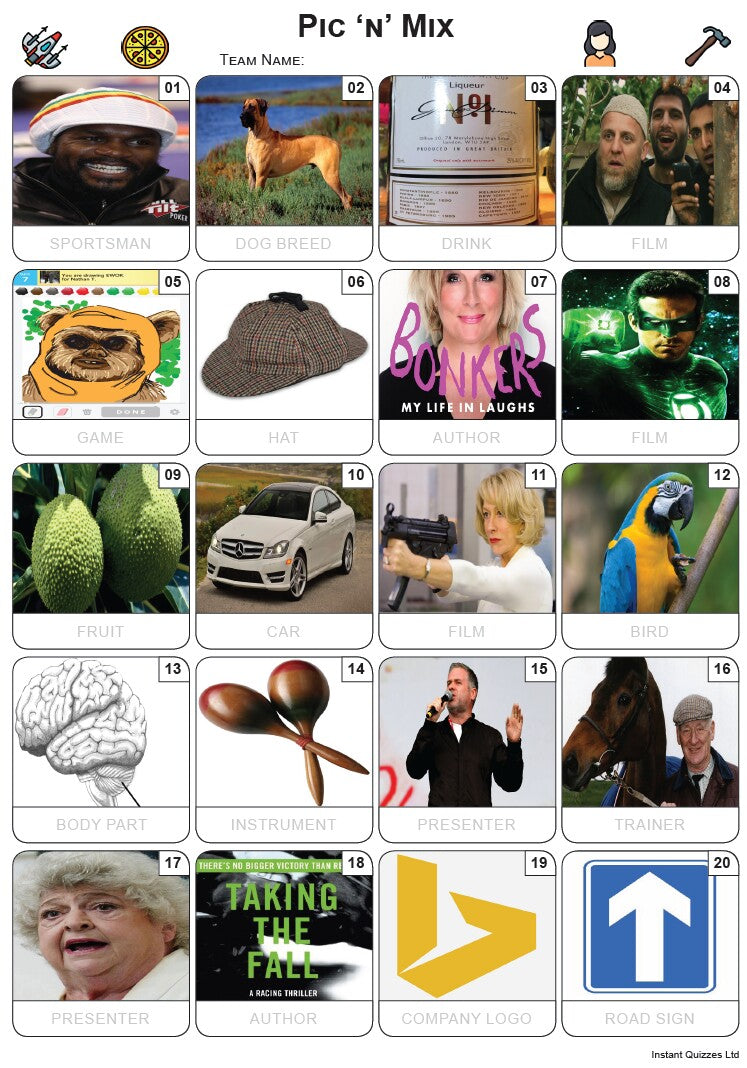 Pic 'n' Mix Picture Quiz - PR2352