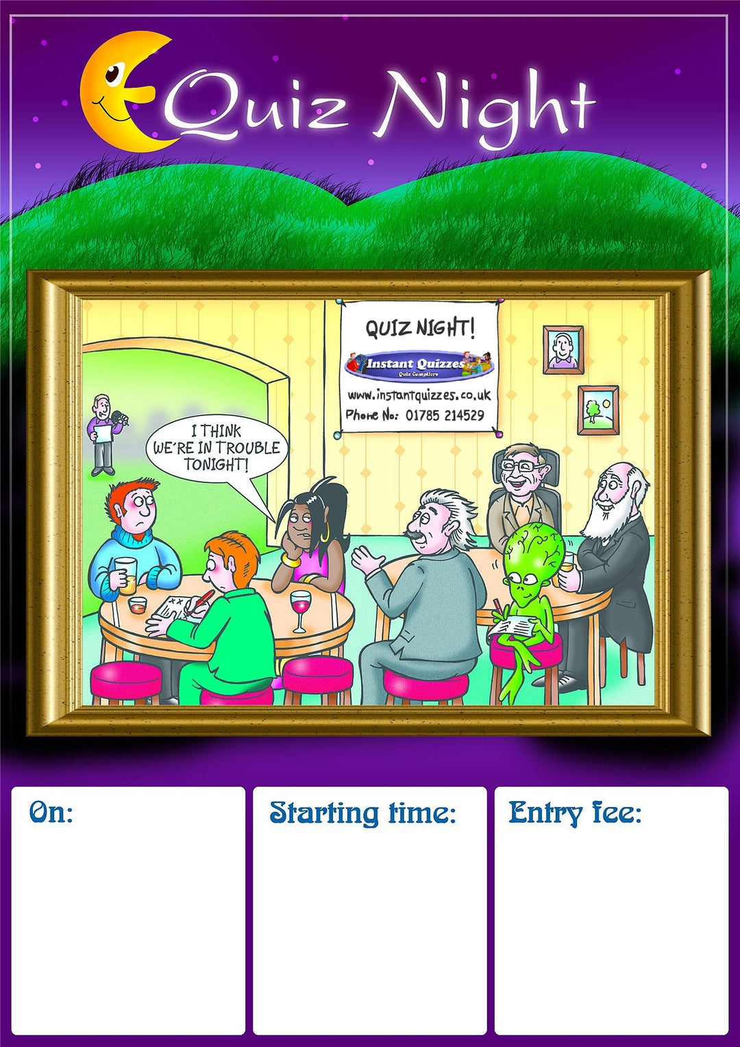 Free Pub Quiz Poster