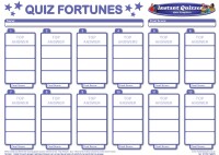 Christmas Quiz Fortunes Pack 4