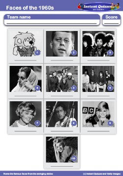 1960s Quiz Pack