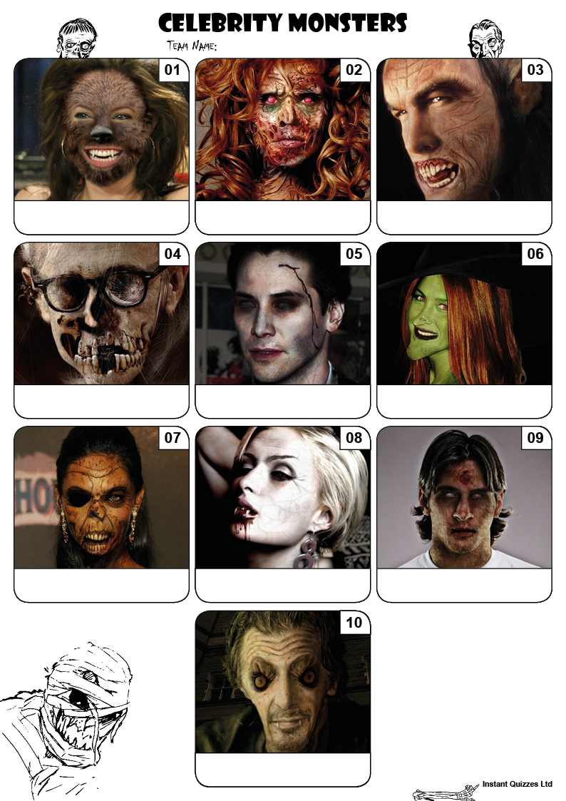 Halloween/Bonfire Night Quiz Pack 4 - QPHALL4