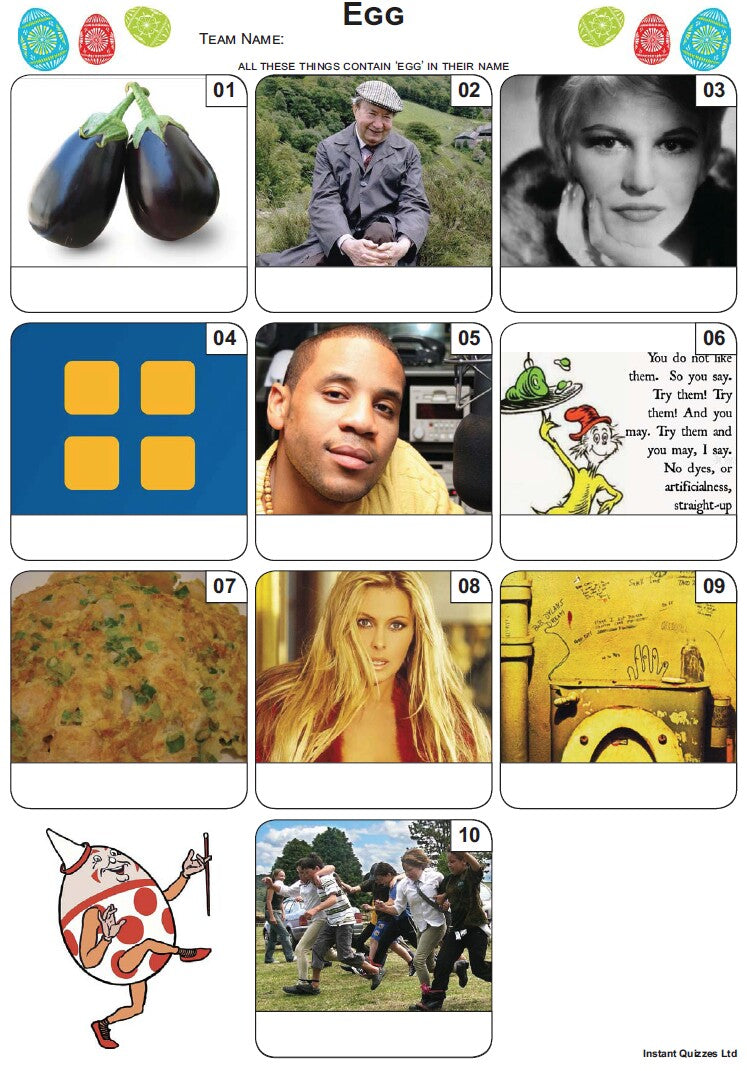 Easter Quiz Pack
