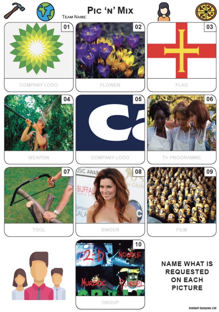 Pic 'n' Mix Mini Picture Quiz - Z3784