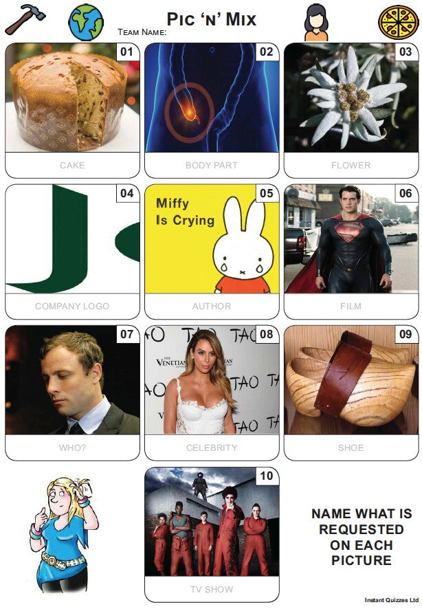 Pic 'n' Mix Mini Picture Quiz - Z3791
