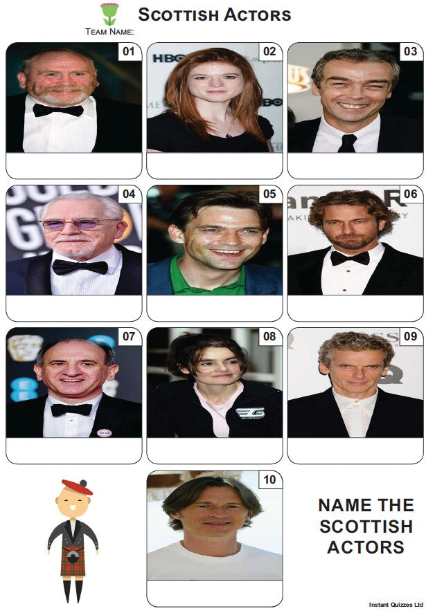 Saint Andrew's Day Quiz Pack 1